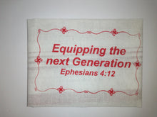 Load image into Gallery viewer, Handkerchief - "Equipping the Next Generation. Ephesians 4:12."