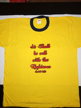 Load image into Gallery viewer, Short Sleeve T-Shirt - "It Shall be Well with the Righteous. Isaiah 3:10."