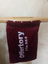 Load image into Gallery viewer, Offering Church Bag - "Offertory 2 Cor. 9:6-9"